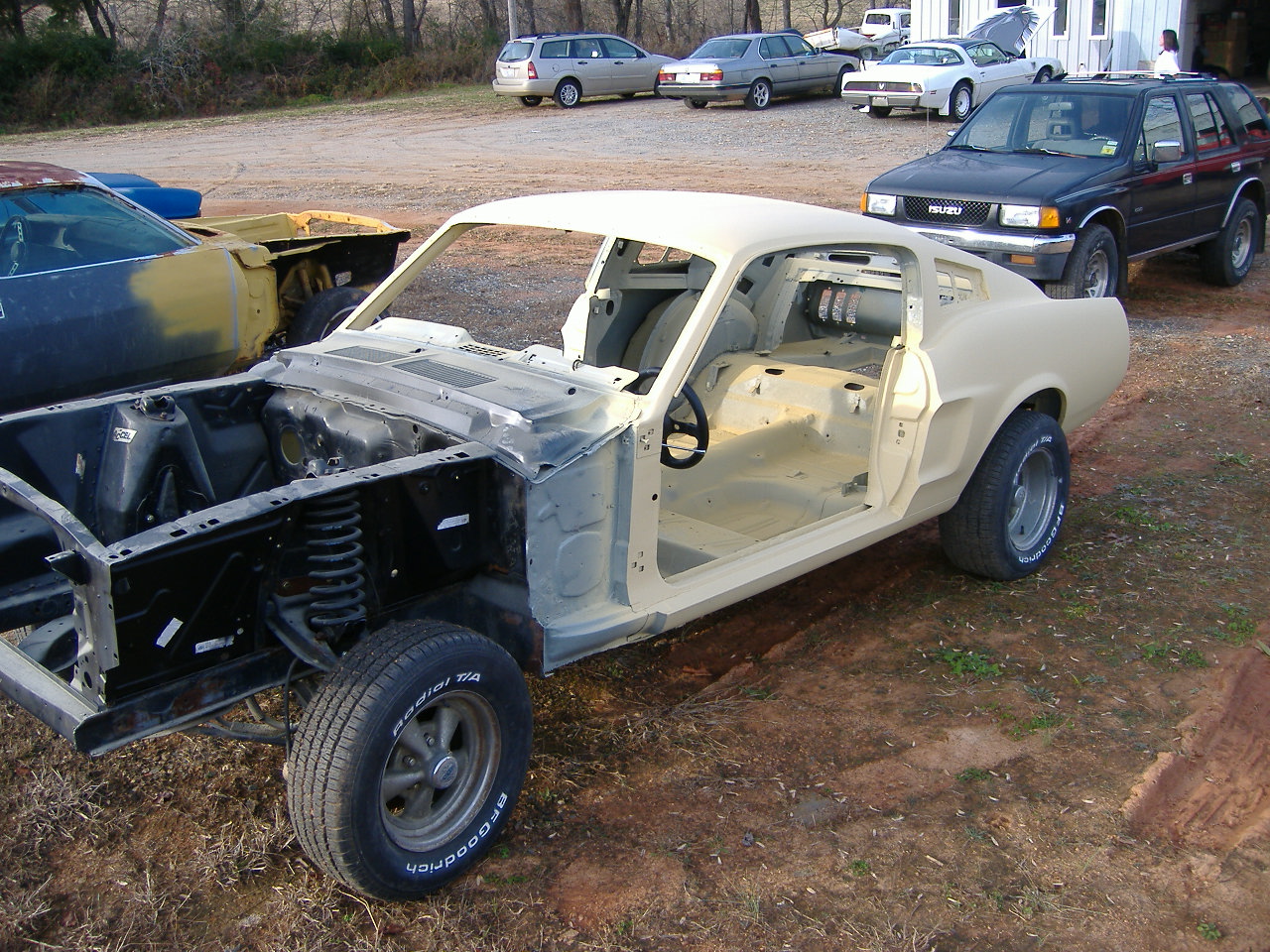 1968 Mustang Fb Body Work 7786